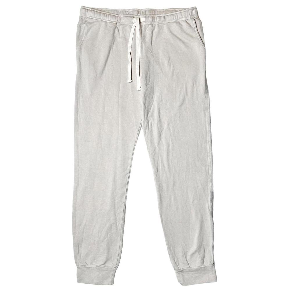 NWT $146 Monrow Supersoft Joggers Sweatpants Bone Women’s XL